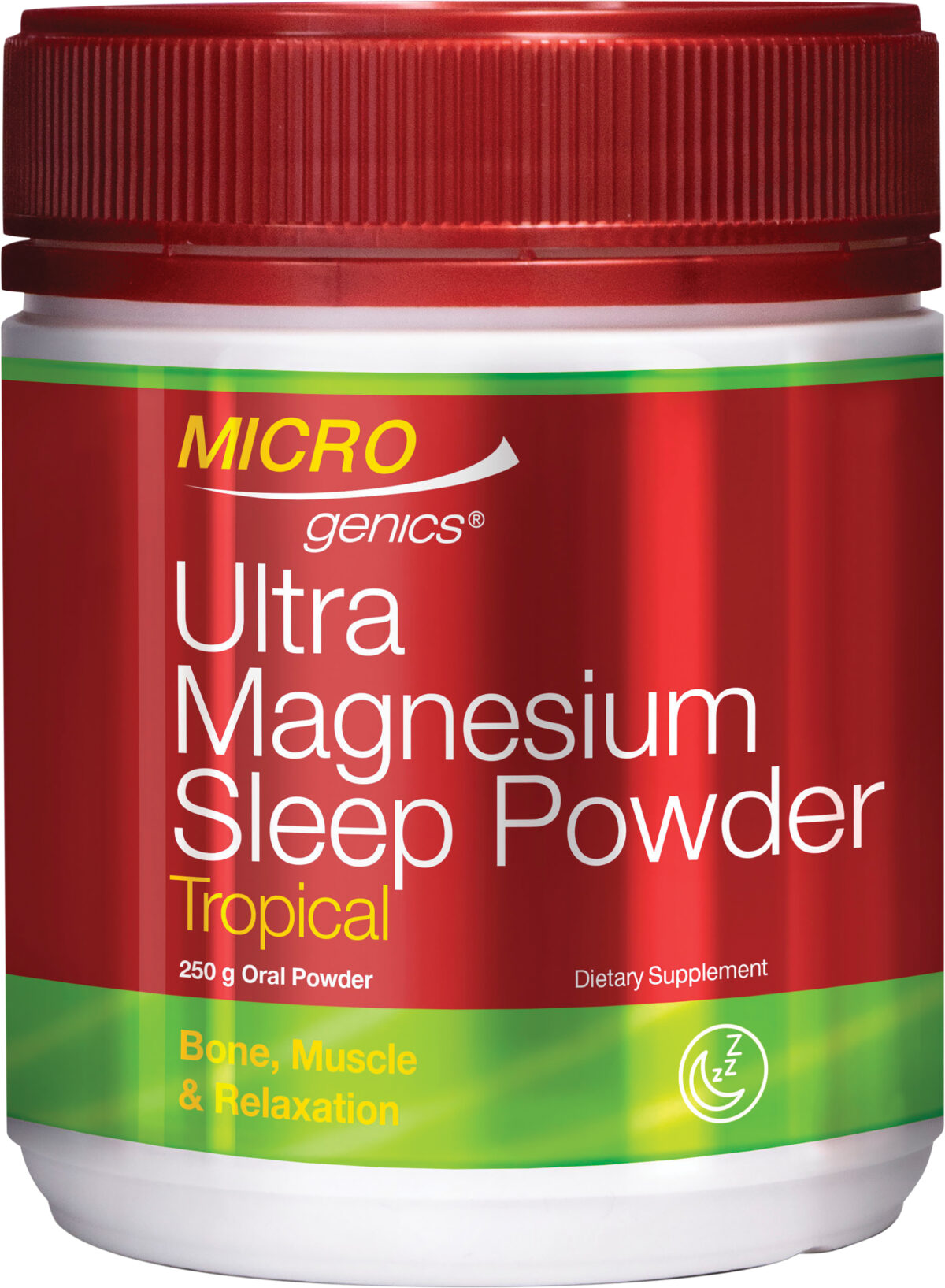 Microgenics Ultra Magnesium Sleep Tropical Flavour 250g Powder
